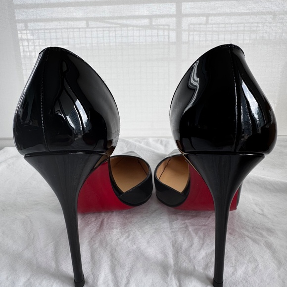 Christian Louboutin Iriza 100 Patent black heels -Size 38- US 8 - Picture 3 of 7